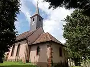 Église Protestante (1737)Rue Principale à Geiswiller