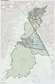 Carte topographique de la commune (2020).