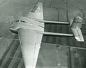 Vue de l'avion.