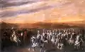 Le Général Dwernicki menant les ulhans polonais