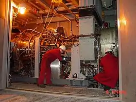 Vue du moteur