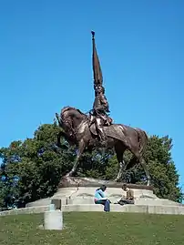 Monument au général Logan (en) (1897), Chicago, Grant Park.