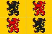 Drapeau de la province de Hainaut