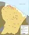 Carte géologique de la Guyane