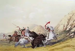 Attacking the Grizzly Bear (1844).