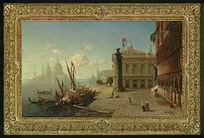View of the Ducal Palace and Grand Canal and Church of Sta Maria della Salute, Venice, 1883, Musée des Beaux-Arts de Boston