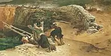 Georges Clairin : Les brûleuses de varech à la Pointe du Raz (1882).