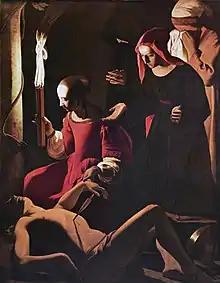 Saint Sébastien assisté par Irène, Georges de La Tour v. 1650.