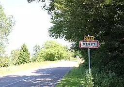 Entrée du village.