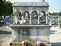 Gisant de l'abbé Gerin par Aimé Charles Irvoy (1864), cimetière Saint-Roch (Grenoble).