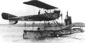 Vue de l'avion.