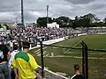 Vue du stade depuis les tribunes