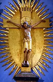 Crucifié quadriclave de la Croix de Gero, fin du Xe siècle