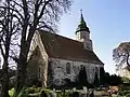 Vue de l'église de Gevezin