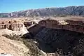 Le canyon de l'oued el Abiod à Ghoufi dans l'altlas auressien.