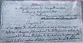 Un manuscrit de Casanova.
