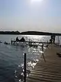 Le lac de Powidz à Giewartów.