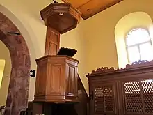 Chaire pastorale XVIIIe siècle