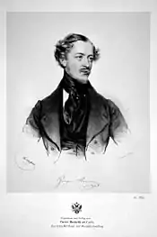 Giorgio Ronconi Lithographie par Josef Kriehuber