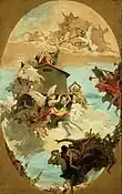 Le Miracle de la Sainte Maison de Lorette, Giambattista Tiepolo, Gallerie dell'Accademia de Venise, Venise, 1743.