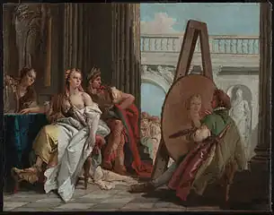 Alexandre et Campaspe chez le peintre ApelleGiambattista Tiepolo, v. 1740Getty Center, Los Angeles.