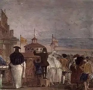 Fresque à la Villa Valmarana.