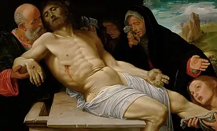 Giovanni Gerolamo Savoldo, 1513-1520Lamentation sur le ChristMusée d'Histoire de l'art de Vienne