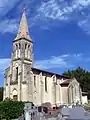 Vue sud-ouest de l'église (août&nbsp;2012)