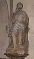 La statue de saint Quentin.
