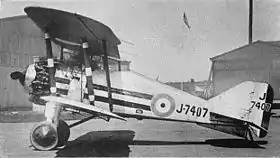 Vue de l'avion.