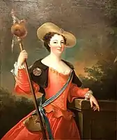 Portrait en pèlerine de Saint-Jacques attribué à Pierre Gobert.