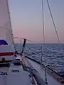 Golf St-Laurent en traversant aux  Îles-de-la-Madeleine