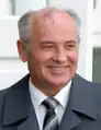 Mikhaïl Gorbatchev (2001), président de l’URSS.