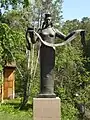 Sculpture représentative de Mère Bouriatie