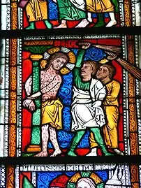 Vitrail de l'église de Dalhem (en)dans le Gotland (1240)