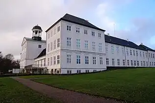 Château de Gråsten, résidence des Augustenbourg, appartenant actuellement à la famille royale danoise.