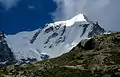 Le Grand Paradis vu du haut Valsavarenche.