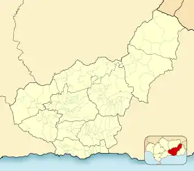 Voir sur la carte administrative de province de Grenade
