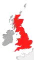 Figure 1 :Localisation de l'Île de Grande-Bretagne (codée parfois GB).