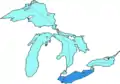 Lac Érié.