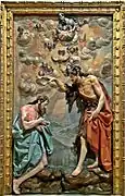 Gregorio Fernández : Le baptême du Christ, 1630.