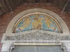 Fresque du porche.