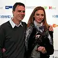 Dror Zahavi et Carolyn Genzkow lors de la remise du Prix Adolf Grimme en 2011.