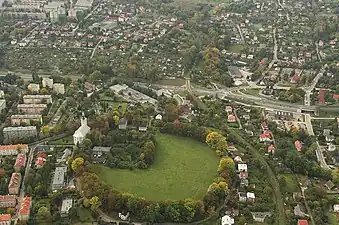 Fort de colline du XIe siècle : Bielsko-Biała, Pologne