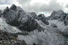 Vue de la Grosse Sandspitze (à gauche).
