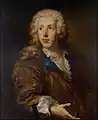 Portrait du peintre Jacob Wessel (de), 1744 (Stuttgart, Landesmuseum Württemberg)