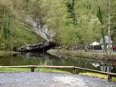 La sortie des grottes.