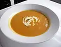 Soupe d'arachides à la muscade.
