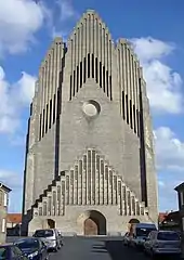 Église de Grundtvig à Copenhague.