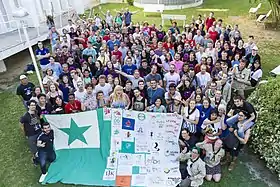 Photo de groupe du 74e congrès en 2018 à Badajoz